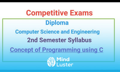 Concept of Programming using C Syllabus 2nd Semester Diploma Computer Science