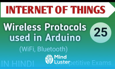 Lec 3 8 Wireless Protocols used in Arduino in Hindi