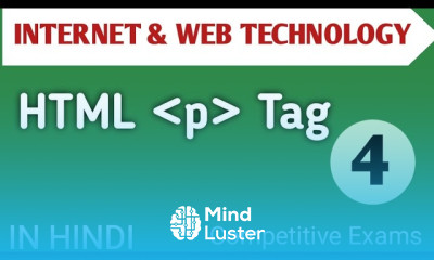 HTML Paragraph Tag in Hindi