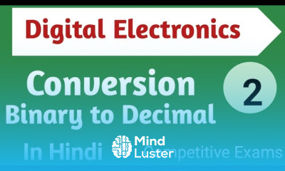 Learn How to Convert Binary Number to Decimal Number in Hindi - Mind Luster
