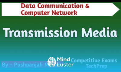 Transmission Media in DCCN Data Communication Computer Network in Hindi