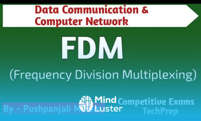 Frequency Division Multiplexing FDM technique in Computer Network in Hindi