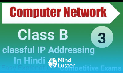 Class B Classful IP Addressing in Computer Network in Hindi