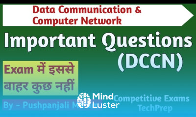 Most Important Questions of Data Communication Computer network Most Expected Questions