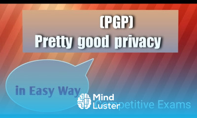 PGP Pretty Good Privacy in Network Security in Hindi