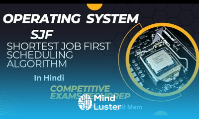 Shortest Job First SJF CPU Scheduling algorithm in Operating System in Hindi