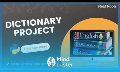 Python Tutorial for Beginners Dictionary Project using Python Find Any word