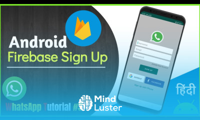 Firebase Firebase Email Authentication Android WhatsApp Tutorial 3