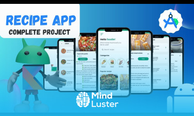 Recipes App Tutorial in Hindi Complete Android Studio Project