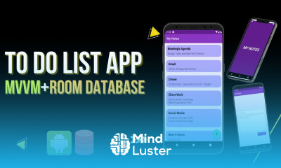 TO DO List App in Android Studio MVVM Architecture in Android and ROOM Database
