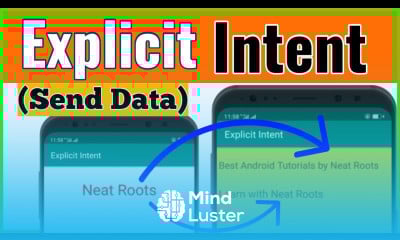 How to send Data from One Activity to Another Activity Explicit Intent Example