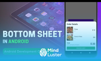 Android Studio Tutorial Bottom Sheet in Android hindi