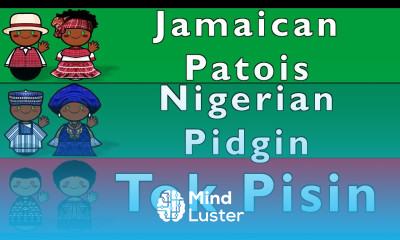 CREOLES JAMAICAN PATOIS NIGERIAN PIDGIN TOK PISIN