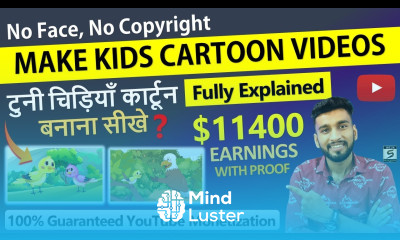 11400 How to create Animated video Upload Animated video On YouTube make money from cartoons