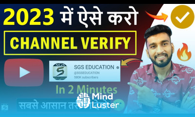 Youtube Channel Verify Kaise Kare 2023  Get Your Verification Badge Channel Verify Kaise Kare