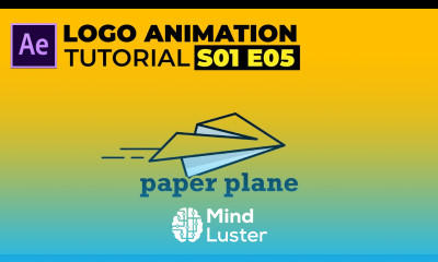 Paper Plane Logo Animation in After Effects Tutorial Simple Logo Animation S01 E05