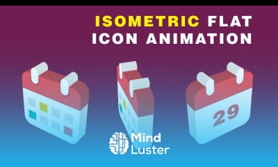 Isometric After Effects Tutorial Flat 3D Icon Animation 03