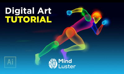 Adobe Illustrator Tutorial Digital Fantacy Light Running Character