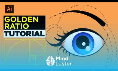 How to Design a Eye Logo with Golden Ratio Adobe Illustrator Tutorial 2