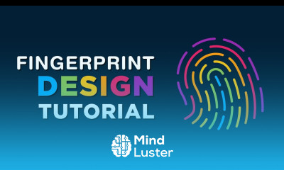 Fingerprint Design Adobe Illustrator Tutorial Animation