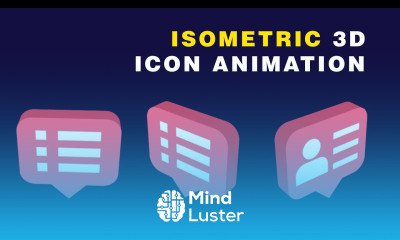 Isometric After Effects Tutorial Flat 3D Icon Animation 01