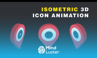 Isometric After Effects Tutorial Flat 3D Icon Animation 02