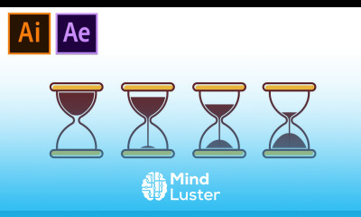 How to Create and Animate Loading Sand Timer Animation in After Effects Tutorial