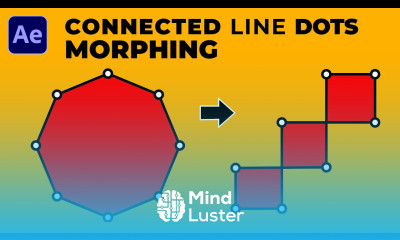 Connected Line Dots Morphing Animation After Effects Tutorial