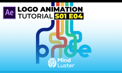 Pride Typography Logo Animation in After Effects Tutorial Simple Logo Animation S01 E04