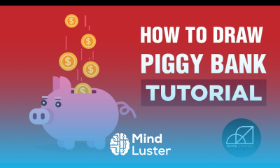 How to draw a Piggy Bank Illustrator Tutorial