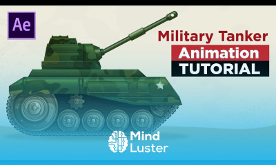 Military Tanker Animation After Effects Tutorial Cartoon Animation