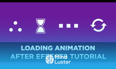 Learn Animated Loading Icon After Effects Tutorial 2 - Mind Luster