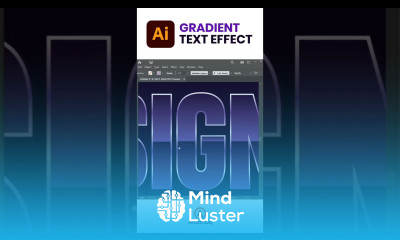 Gradient Text Effect Illustrator 
