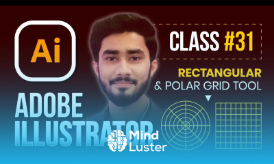 Polar Rectangular Grid Tool in Adobe Illustrator Class 31