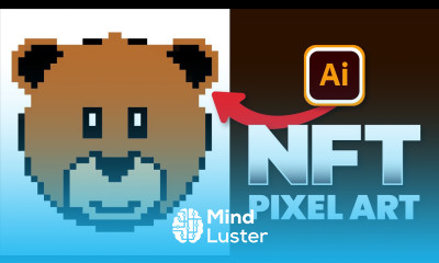 Illustrator Tutorial How to make NFT pixel art in adobe illustrator