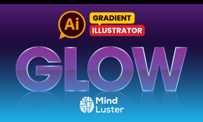 How to make Gradient Text Glow Effect in Adobe Illustrator