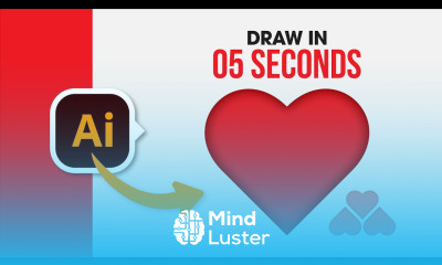 Illustrator Tutorial Draw Heart in 5 Seconds