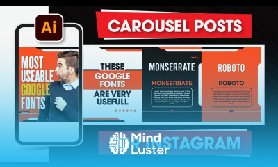 Learn How to create CAROUSEL in Adobe illustrator - Mind Luster