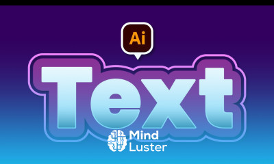Learn Make Stylish Text effect Illustrator Tutorial - Mind Luster