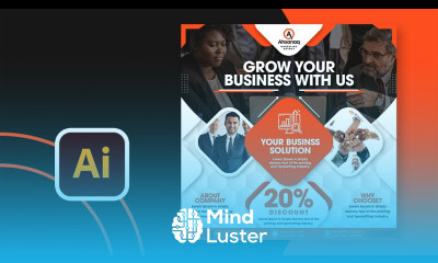 Creative Business Flyer Design Tips in illustrator tutorial