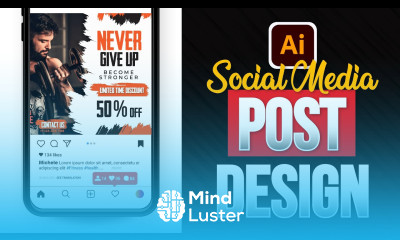 Illustrator Tutorial Social Media Post Design Flyer Design