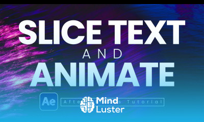 Slice Text Add Shadow and Animate in After Effects After Effects Couse in Hindi