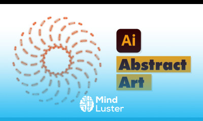 Abstract Art Design Tips tutorial in adobe illustrator in Hindi