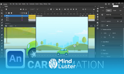 How to Animate Car in Adobe Animate CC Animate CC Tutorial in Hindi Animation Course