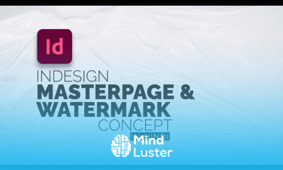 WaterMark and MasterPage Concept Adobe InDesing CC GraphicDesign Course