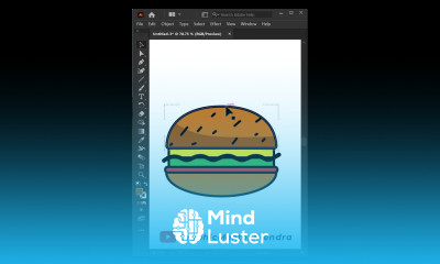 Burger Short Video Illustrator Shorts Graphic Design Course
