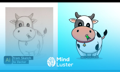 Vector illustration Tutorial Hindi form Sketch to Digital illustration Graphics Mentor