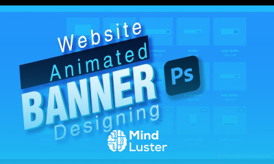 Website Animated Banner Design in Photoshop CC Adobe Photoshop Tutorials Pro Banner Designing