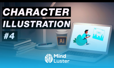 Character illustration for UI Adobe illustrator Tutorial GraphicsDesiging FREE Turorial