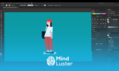 Design Vector Character in illustrator Adobe Illustrator Tutorial Graphic Design